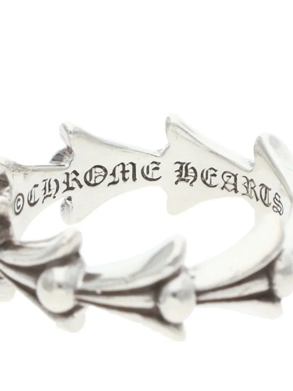 Chrome Hearts Cross Tail Silver Ring